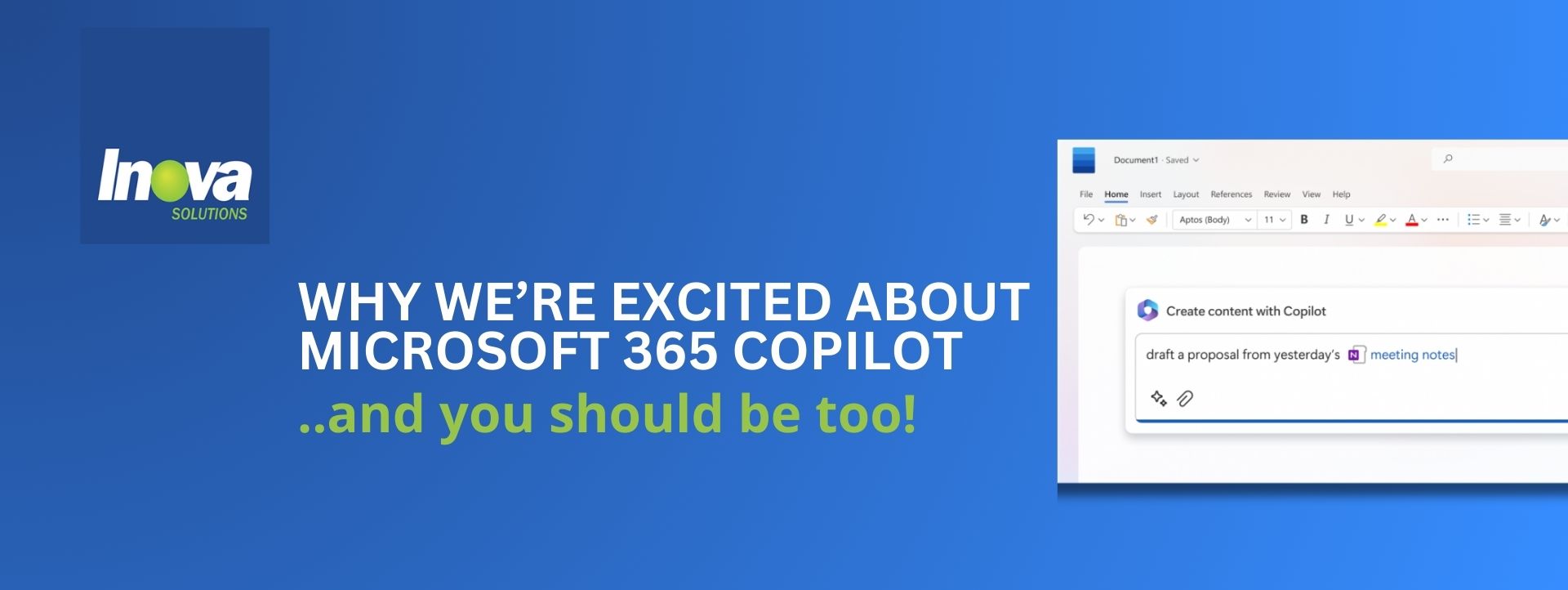 Why we’re excited about Microsoft 365 Copilot, and you should be too!